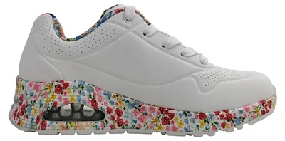 Imagen del producto de Skechers Uno - Zapatos deportivos para mujer "Majestic Garden", color blanco, estilo casual, con cordones