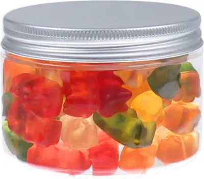 Produktbild von 150 ml PET Tiegel transparent, mit Aluminiumdeckel, 20 Stück