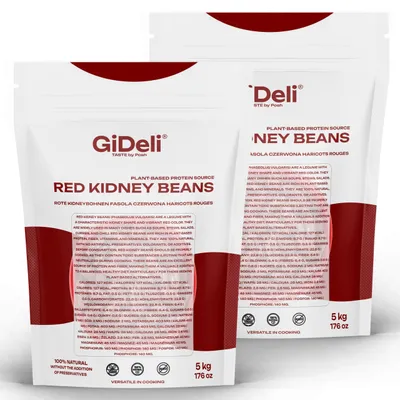 Produktbild von Kidneybohnen Rote Bohnen 10kg Getrocknet Vegan Protein Ballaststoffreich GiDeli
