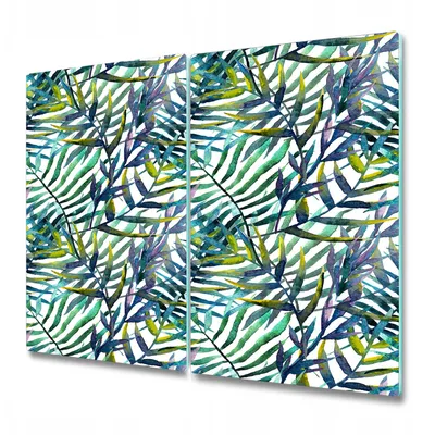 Produktbild von Küchenschneidebrett - Glasschneidebrett - Herdabdeckung - Aquarellbögen