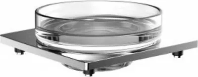 Immagine prodotto di Porte-savon de liaison emco pour rampe, verre cristal clair, chromé, 183000102, 183000102