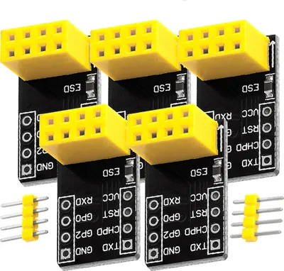 Produktbild von AZ-Delivery Werkzeug & Messgeräte Breadboardadapter für ESP-01S Breadboard-zu-ESP8266 01S Serial Wireless Wifi Module, 5x Adapter