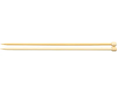 Produktbild von Stricknadeln Bambus 35 cm 8 mm