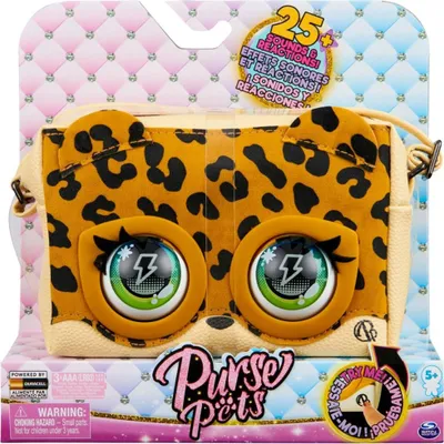 Produktbild von Purse Pets Tier Taschen - mit interaktiven Funktionen, Junge/Mädchen, Umhängetasche, Reißverschluss, Vietnam, Mehrfarbig, Abbildung
