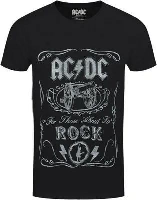 Produktbild von AC/DC - "Cannon Swig" T-Shirt für Herren/Damen Uni RO815 (L) (Schwarz)
