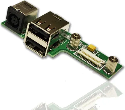Produktbild von Für DELL Inspiron 1525 1526 Powerboard USB Platine Netzbuchse Strom Anschluss