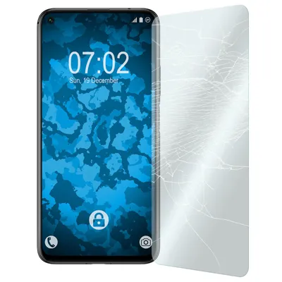 Produktbild von 2er-Pack PhoneNatic Glas-Folie klar kompatibel mit Huawei Honor 20 Pro - Panzerglas für Honor 20 Pro