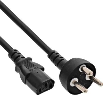 Obrázek produktu pro InLine 4043718062287, 1,8 m, Zásuvka typu K, IEC C13, 250 V, 10 A