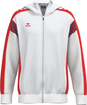 Produktbild von erima CELEBRATE 125 Trainingsjacke mit Kapuze XXXL weiß/rot