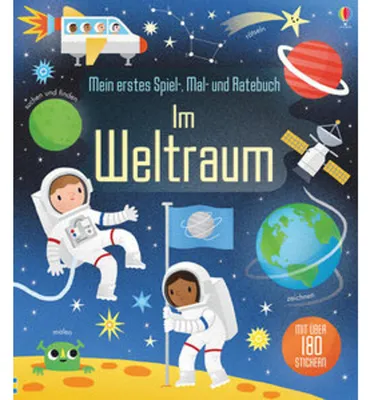 Produktbild von Mein erstes Spiel-, Mal- und Ratebuch: Im Weltraum