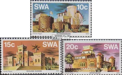 Produktbild von Briefmarken Namibia - Südwestafrika 1976 Mi 417-419 (kompl.Ausg.) postfrisch Schlösser