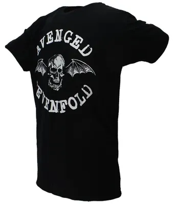 Produktbild von Avenged Sevenfold Death Bat T-Shirt Schwarz – Offizielles Merchandise - L