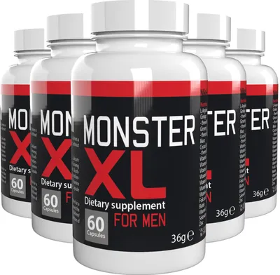 Zdjęcie produktu dla Monster XL – 300 kapsułek (5 x 60 kapsułek) – opakowanie zawierające 5 sztuk
