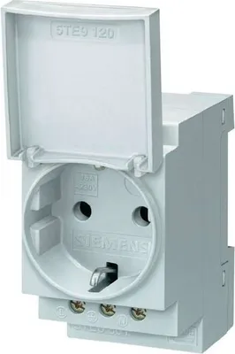 Obrázok produktu pre Siemens 5TE6801, Typ F, Šedá, Termoplastik, IP20, 230 V, 16 A