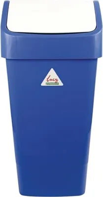 Produktbild von Syr Abfalleimer Mit Schwingdeckel Blau 50L
