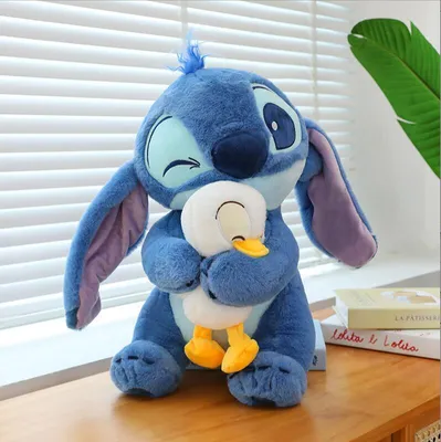 Produktbild von 45 cm neues Disney Lilo & Stitch Plüschtier Cartoon Embrace Donald Duck Gefüllte Puppe Anime Collection Plüschtier