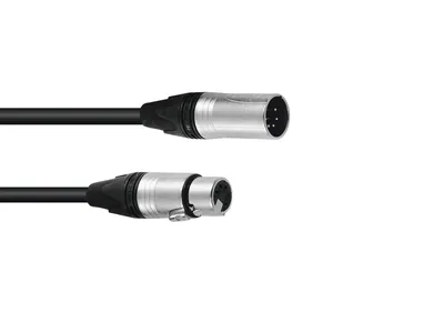 Produktbild von PSSO DMX Kabel XLR 5pol 1,5m sw Neutrik