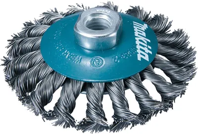 Produktbild von Makita Kegelbürste 100 mm - 0,5 mm - Zopfzahl 18 - M14