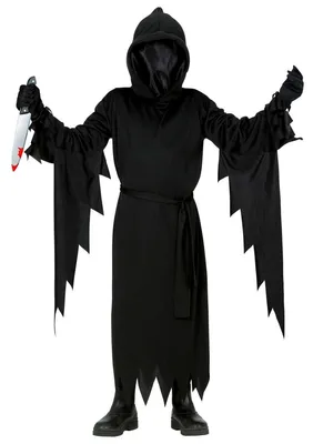 Immagine prodotto di Costume di Halloween "Tristo Mietitore" per bambini | nero taglia: 158