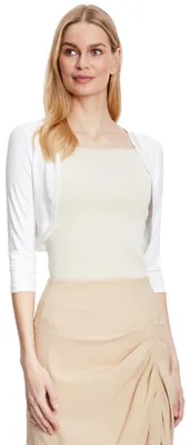 Produktbild von Vera Mont VM Damen 0037/4808 Bolero, per Pack Weiß (Offwhite 1014), 42 (Herstell