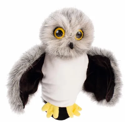 Productafbeelding van Beleduc Handpop Uil - zachte vogelhandpop voor kinderen