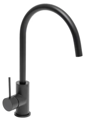 Immagine prodotto di SAT Aurum Miscelatore monocomando per lavabo orientabile 36,3 cm in acciaio inossidabile, nero opaco