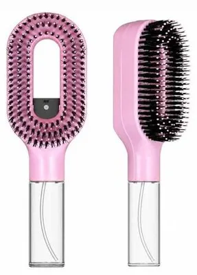 Productafbeelding van Haarborstel met Nevelfunctie, Roze, Voor Nat en Droog Haar