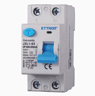 Immagine prodotto di ETTROIT JX324068 Interruttore Differenziale Puro 2P 40A 300mA 220V-6KA CLASSE A
