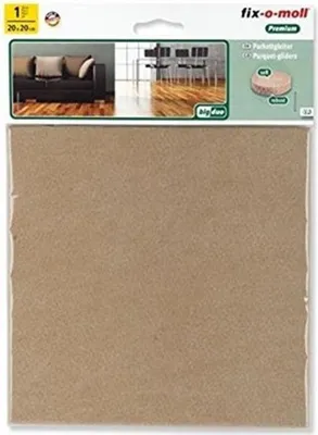 Zdjęcie produktu dla Ślizgacze do parkietu Big-Duo 200 x 200 mm fix-o-moll