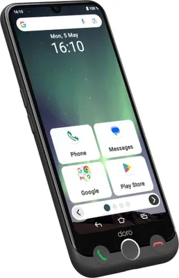 Produktbild von Doro Aurora A30, 15,5 cm (6.1"), 6 GB, 128 GB, 50 MP, Android 14, Schwarz