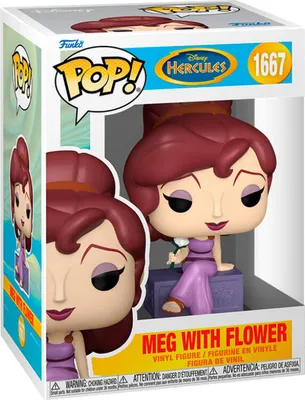 Immagine prodotto di Ercole 25° Anniversario POP! Movies in vinile Meg con fiore 9 cm