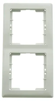 Produktbild von Mutlusan Daria 2-fach Rahmen vertikal Weiss für 2 Module