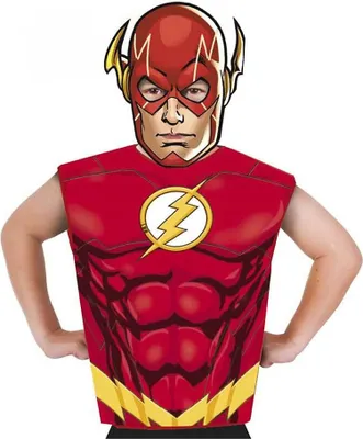 Produktbild von The Flash Kinder Kostüm-Set (Shirt & Maske) 3-6 Jahre