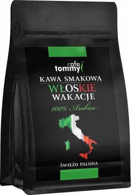 Obrázok produktu pre Aromatizované kávové zrná Talianske sviatky 250 g 100 % Arabica Čerstvo pražené