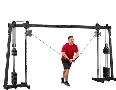 Produktbild von Body-Solid GDCC250B Kabelzugstation 2 x 72,5 kg