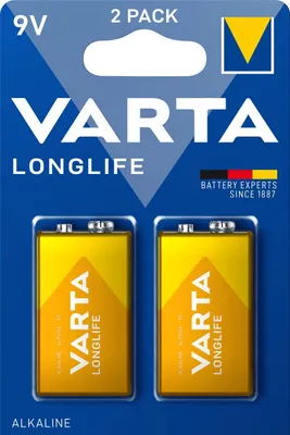 Immagine prodotto di Varta Batterie Alcaline E-Block 6LP3146 9V Longlife Power in blister (2-Pack)