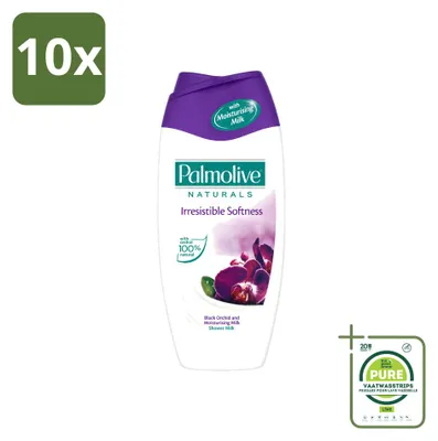 Produktbild von 10 x Palmolive Naturals Douchecrème Orchidee & Melk - 250 ml - Großpackung - 10 Stücke