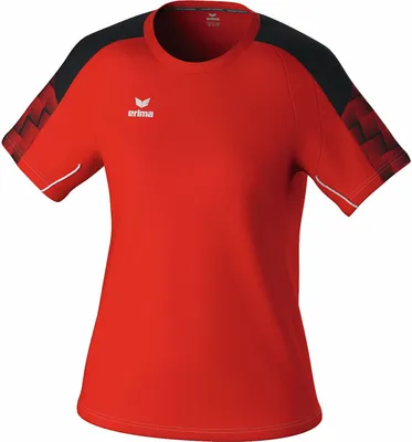 Produktbild von Erima Evo Star T-Shirt Rot/Schwarz - 38