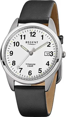 Obrázek produktu pro Regent Titanium Pánské hodinky F-685 Quartz Watch Strap Black D2URF685
