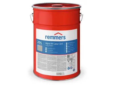 Produktbild von Remmers Aqua HK-Lasur 3in1 Grey Protect platingrau (FT-26788) 20 l, Holzlasur