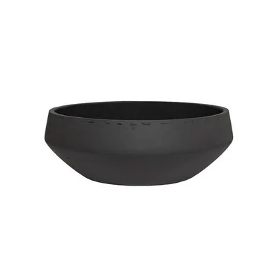Produktbild von Pottery pots Schale-Übertopf Madu Black Washed-Grey-Black D 36 cm H 12,5 cm