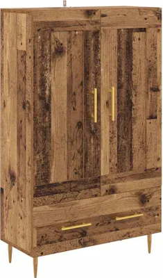 Image de Haut Armoire Bois Ancien 69,5 x 31 x 115 cm Bois d'ingénierie