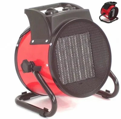 Produktbild von 55439 Keramik Heizlüfter Keramikheizer 3kW Elektroheizer Bauheizer Heizgerät