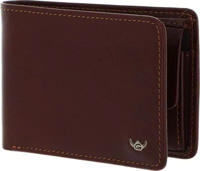 Produktbild von Golden Head Geldbörse Colorado RFID Protect Petite Billfold Coin Wallet Tobacco braun
