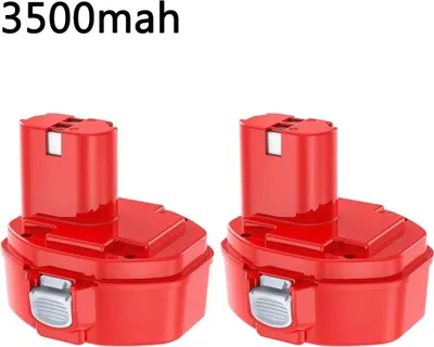 Produktbild von Akkupack 14,4V Ni-MH - Ersatzakku für Elektrowerkzeuge - 3,5Ah - 2er Pack - kompatibel mit PA14 1420 1422 1434 1433 1435F - wiederaufladbar