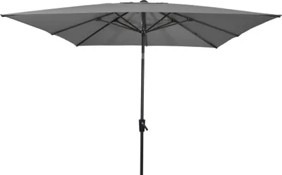 Produktbild von Lesli Living Sonnenschirm "Libra Grey" grau 2,5x2,5m mit UV-Schutz 30+