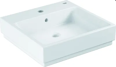 Produktbild von Grohe Aufsatzwaschtisch Cube Keramik 50cm, 1 HL m ÜL, Rücks gla, alwe PureGua
