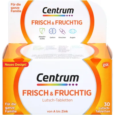 Produktbild von Centrum frisch & fruchtig Tabletten, 30 St. Tabletten