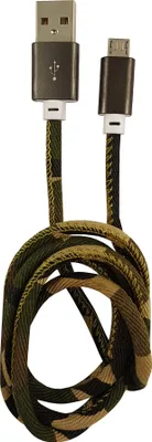 Produktbild von LC-Power LC-C-USB-MICRO-1M-5 USB A zu Micro-USB Kabel, Camouflage grün, 1m