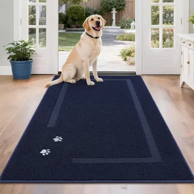 Image de Paillasson d'intérieur, tapis de protection contre la saleté, 90 x 150 cm, lavable, pour l'entrée